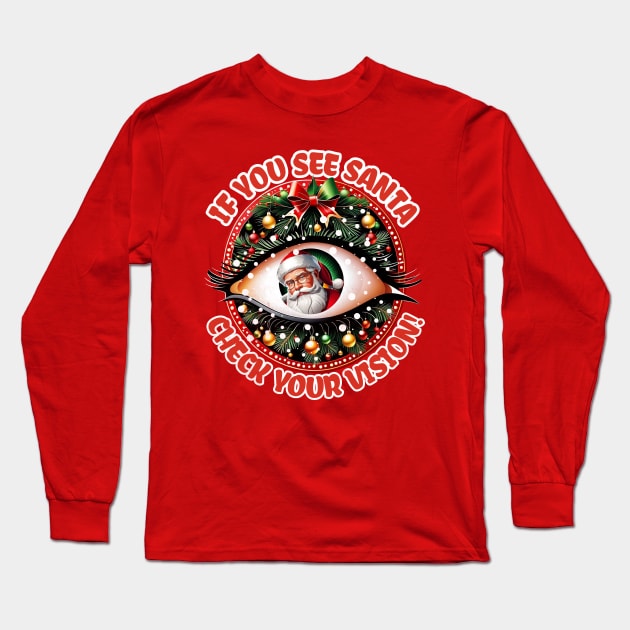 Nurse Christmas Ophthalmology a Ophthalmic Nurse Nursing Long Sleeve T-Shirt by alcoshirts